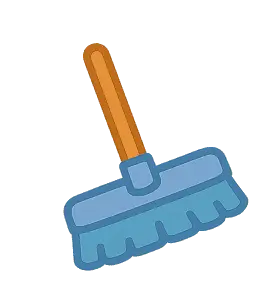 モップのイラスト