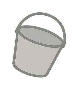 バケツのイラスト