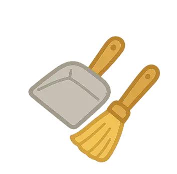 ダストパンのイラスト